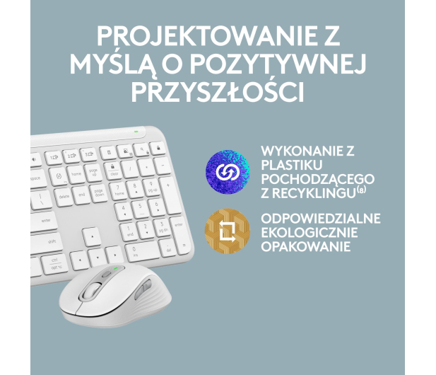 LOGITECH MK950 biały 920-012491 - 1233178 - zdjęcie 16